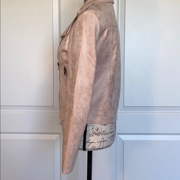 NWT PHILOSOPHY FAUX SUEDE MOTO JACKET - Picture 6 of 9